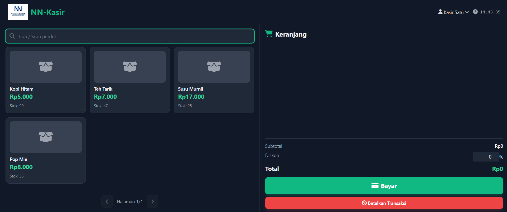 Preview Sistem Kasir